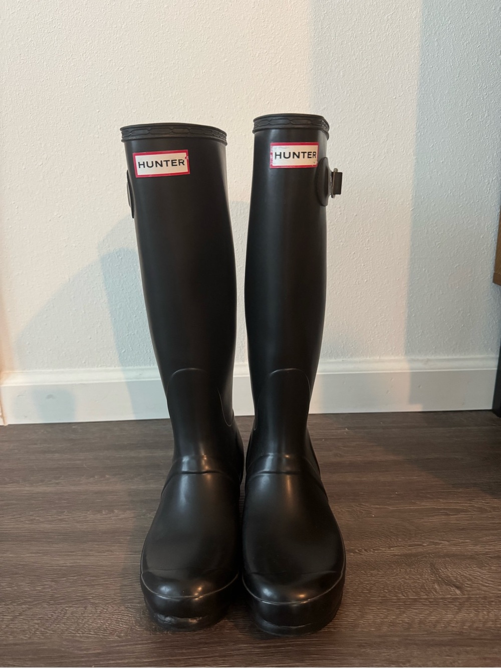 Hunter Tall Black Waterproof Rain Boots